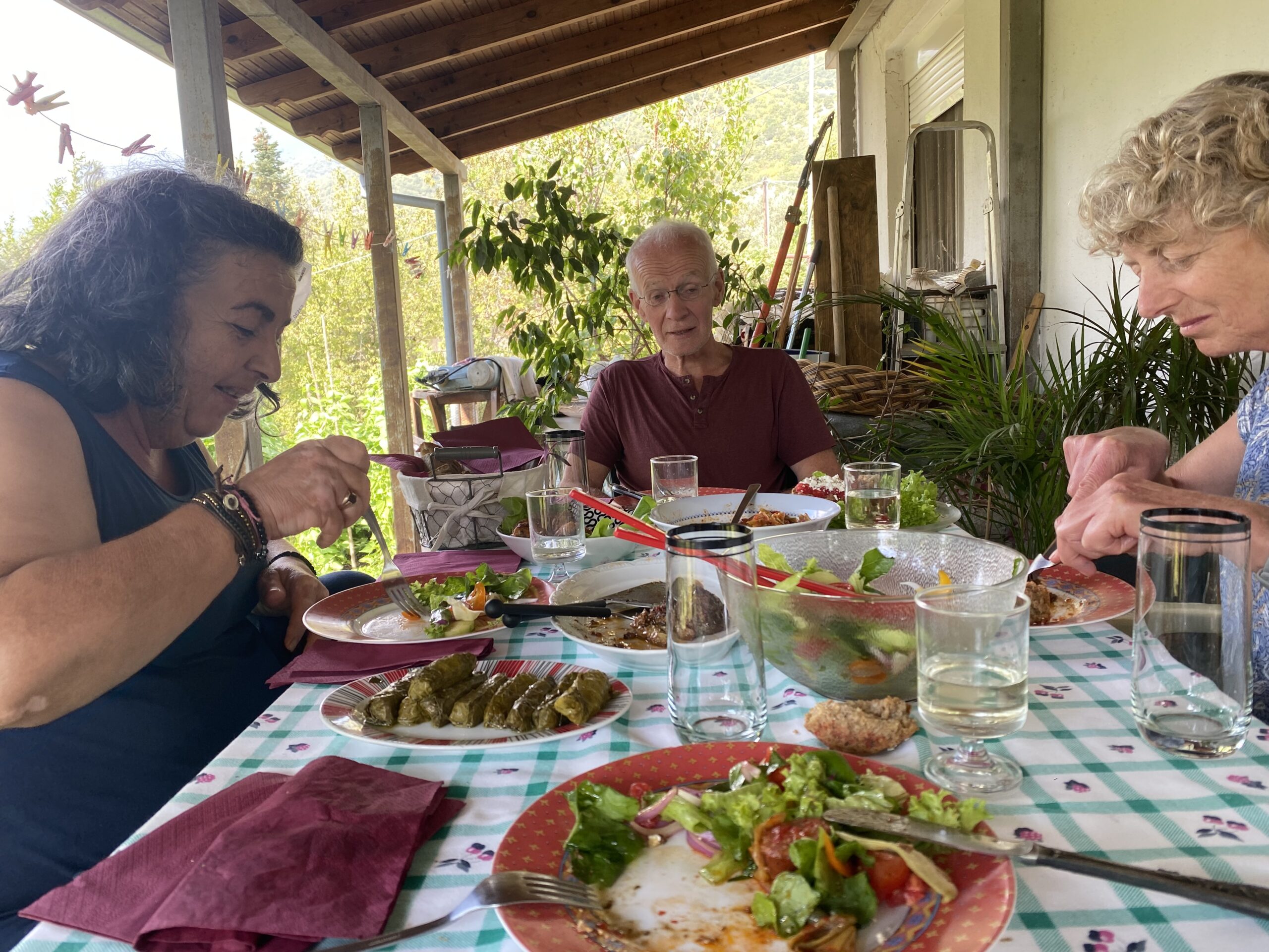eten bij Maria thuis